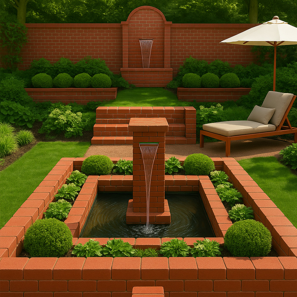 Anwendung-HelloBrick-rotblaubunt--Pflanzbeet-Zinnia-L-mit-Loungern-Garten-strukturieren_web-1 Hello Brick Pflanzbeet Zinnia L mit Loungern Garten strukturieren in rotblaubunt